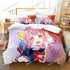 Miss Kobayashis Dragon Maid Kanna Cartoon Poster Sheets Quilt Covers Bedding Dormitory Sheets Bedding Set Soft Warm Bedding Set