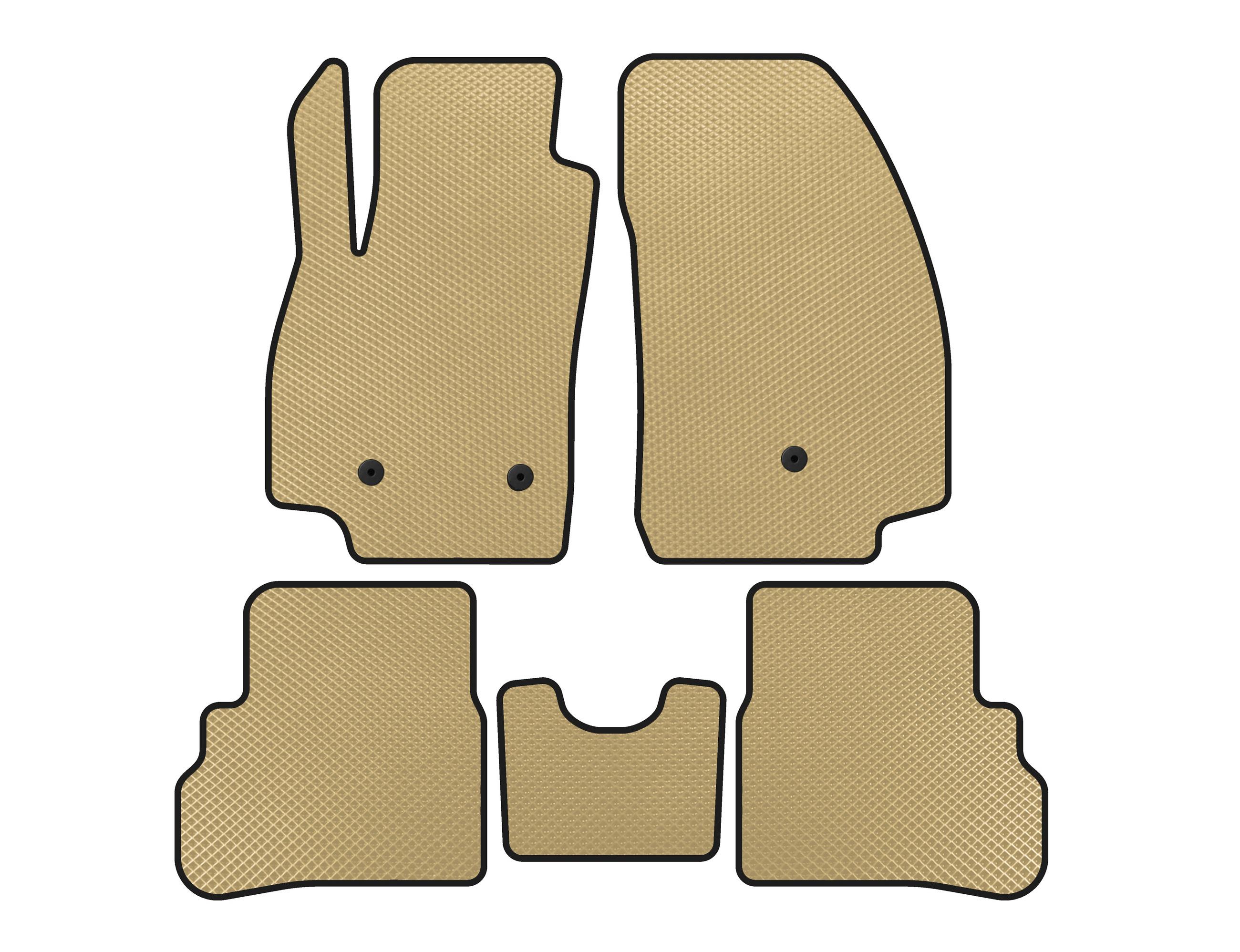

EVA mats (2018-2023, Beige) for Chevrolet Spark