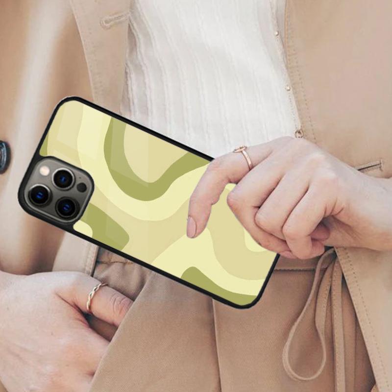 

Liquid Swirl Abstract Pattern in Beige and Sage Magnetic Phone Case For APPLE iPhone 17 Air 16 14 13 12 Pro Max 15 Plus MagSafe iPhone 13mini