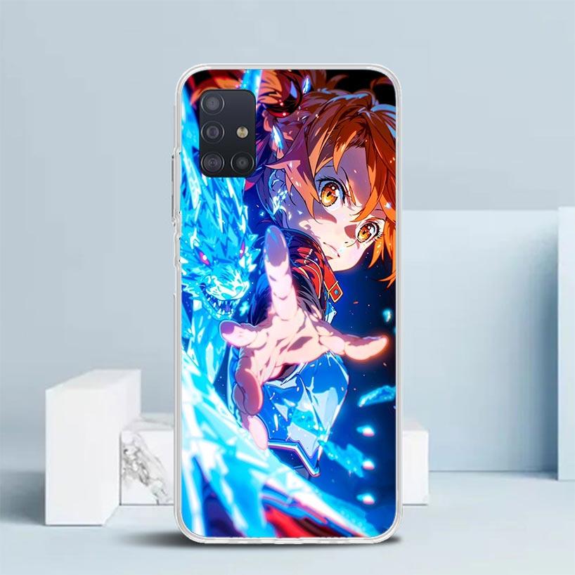 

Sword Art Online Yuuki Asuna Phone Case For Samsung Galaxy A52 A32 A22 A12 A51 A50S A30S A10S Note 20 Ultra 10 S10 Plus A31 A20 Samsung A10S