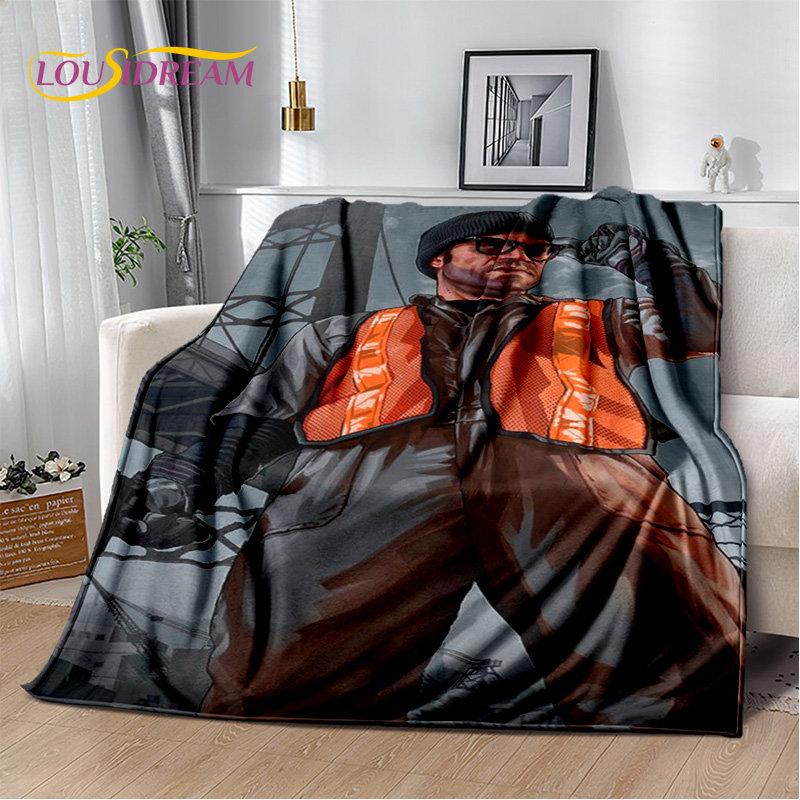 Grand Theft Auto GTA Game Gamer Soft Plush Blanket,Flannel Blanket Throw Blanket for Living Room Bedroom Bed Sofa Picnic Cover