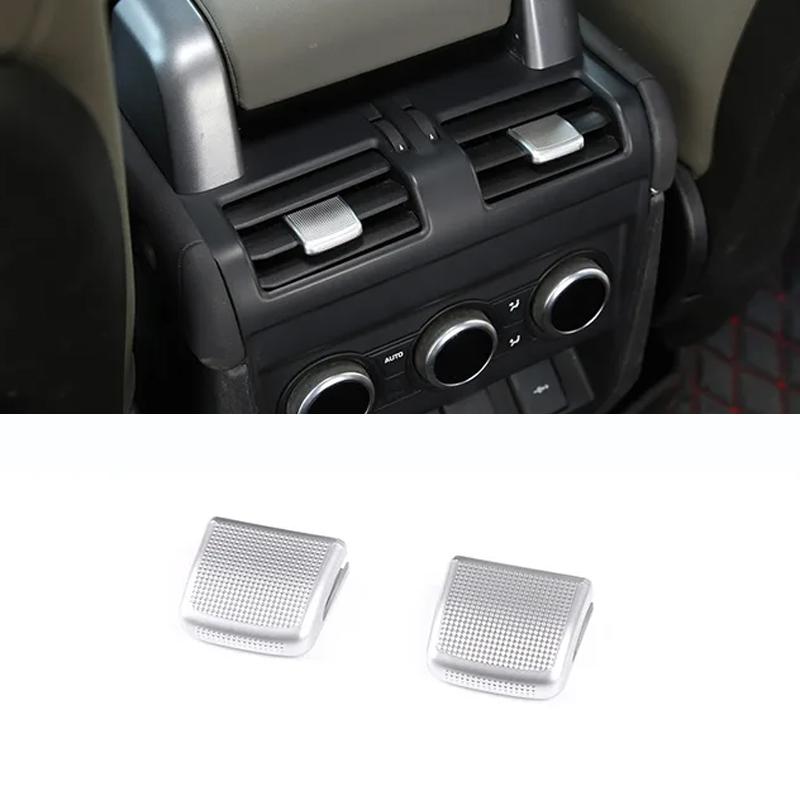 For Land Rover Defender 90 110 2020-2024 ABS Chrome Car Central Control Air Outlet Adjustment Lever Cover Decorative Accessories