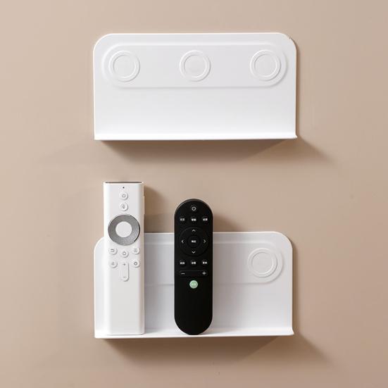 Remote Control Rack Sockets Routers Wall Mounted Organizer No Drilling Adhesive Installation Magnetic Remotes Holder