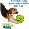 Wobble Wag Giggle Glow Ball, interaktives Hundespielzeug, lustige Kichergeräusche beim Rollen oder Schütteln. Haustiere wissen es am besten, wie im Fernsehen gesehen