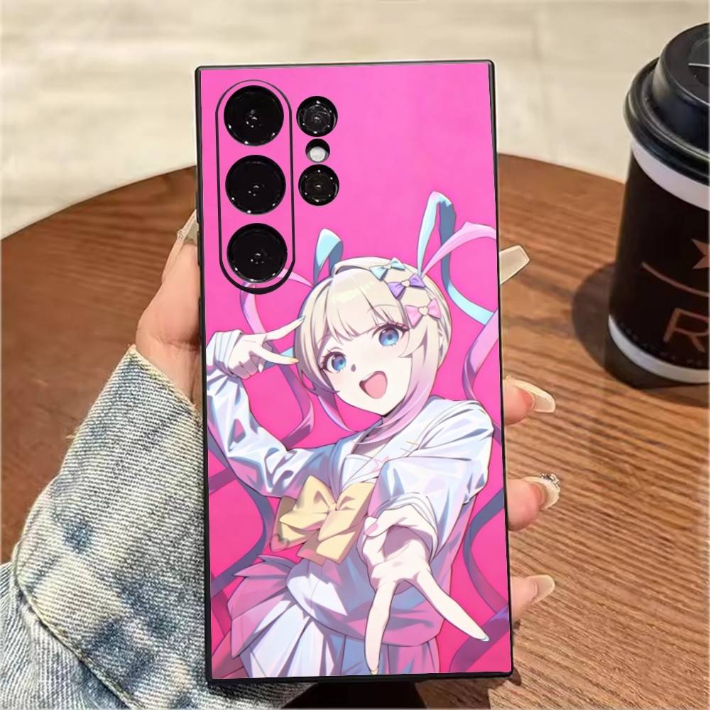 K-A-Angel Anime N-Needy Girl Phone Case For Samsung S25,S24,S21,S22,S23,S20,Ultra,S26,Plus,Fe,Note,5G Black Cover