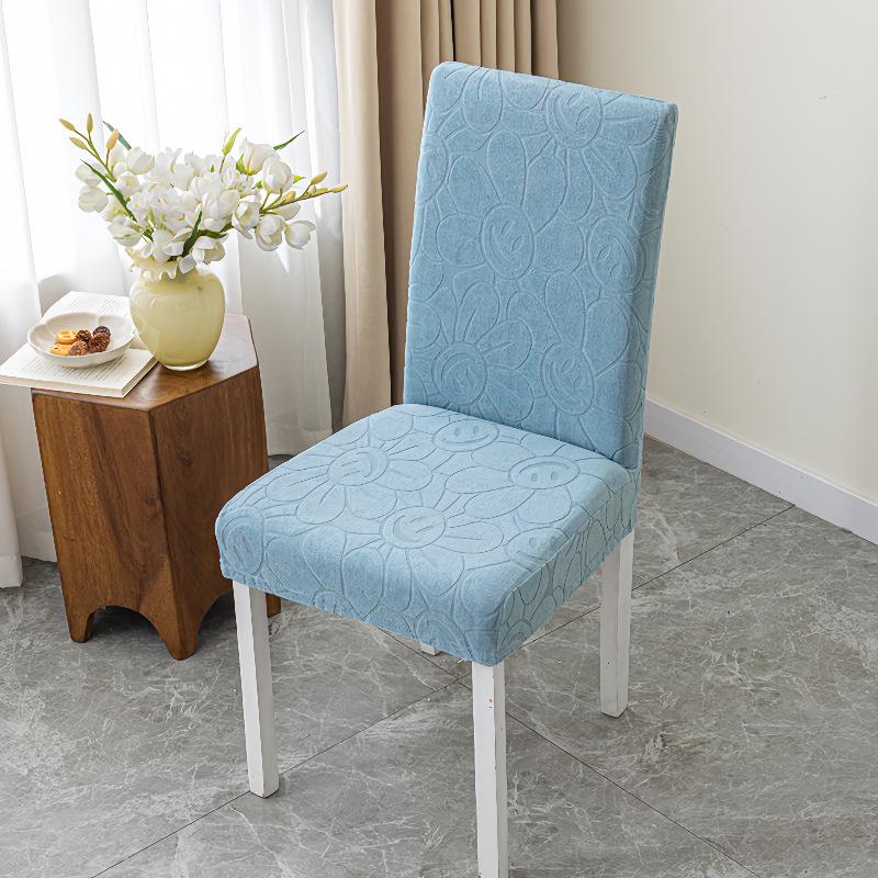 Four-season Elastic Thickened Chair Cover Backrest Cover One-piece Seat Dining Table Cover Set Home Use Stool Cover