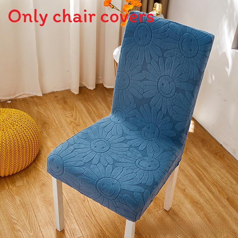 Sunflower Chair Cover With Elastic Fit For Home Dining And Allseason Protection