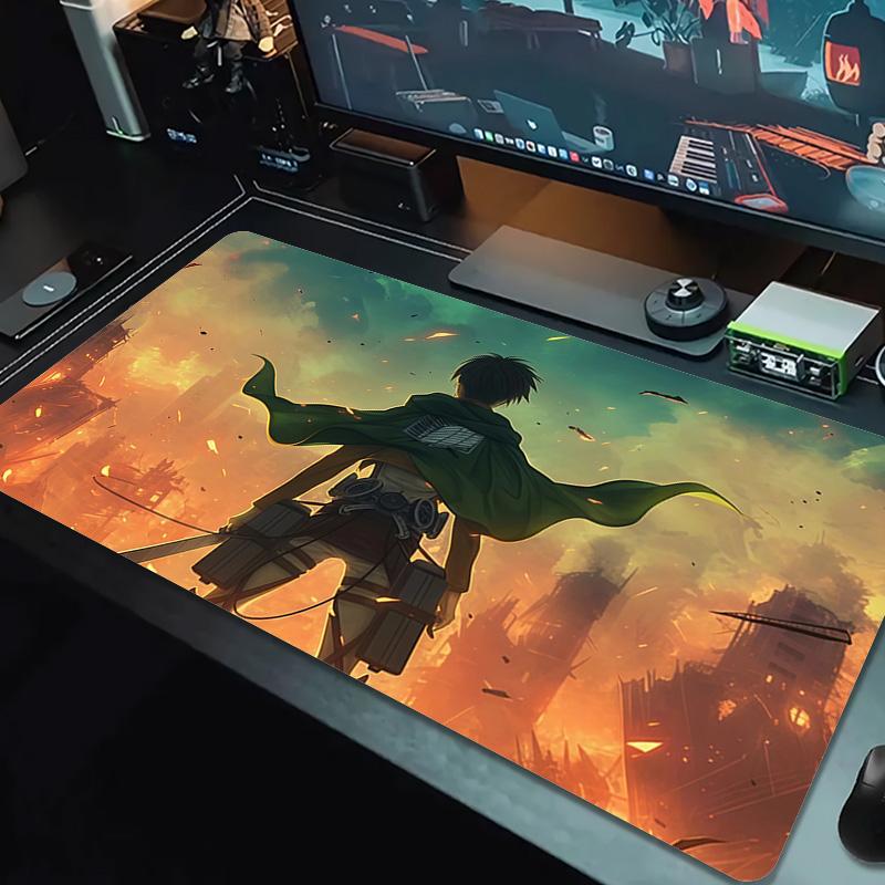 Attack On Titan2 Print  Cushion Non-slip Laptop Tablet Big Mousepad XXL Mat Mini PC Playmat With Lock Edge
