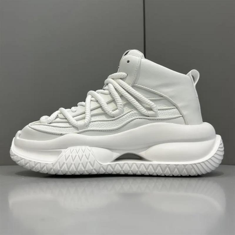 

Autumn new thick-soled high-top breathable hollowed-out sports and leisure shoes dad shoes net bjd 38 shoe size is too big