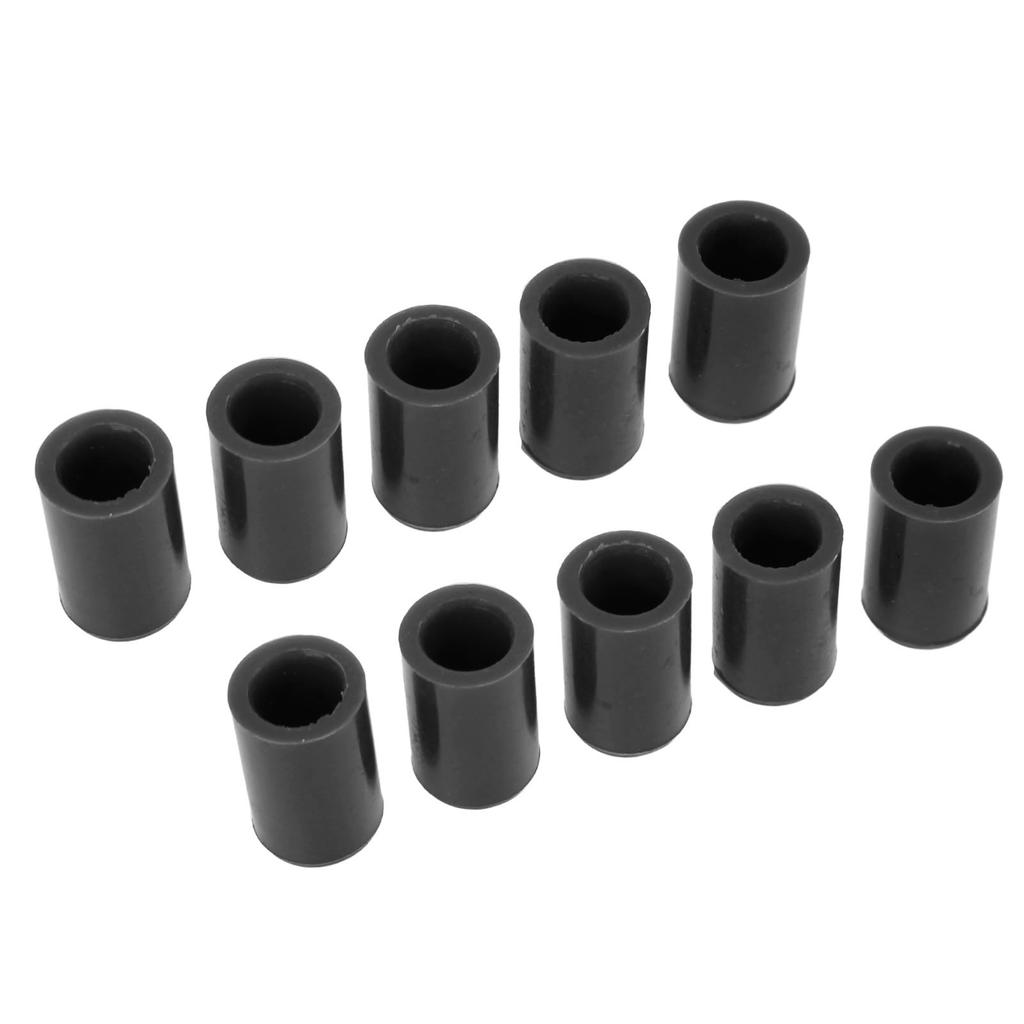 10PCS 12mm Auto Intake Vacuum Hose Cover Silicone Hose Blanking Caps Tubing End Insert Stoppers Black