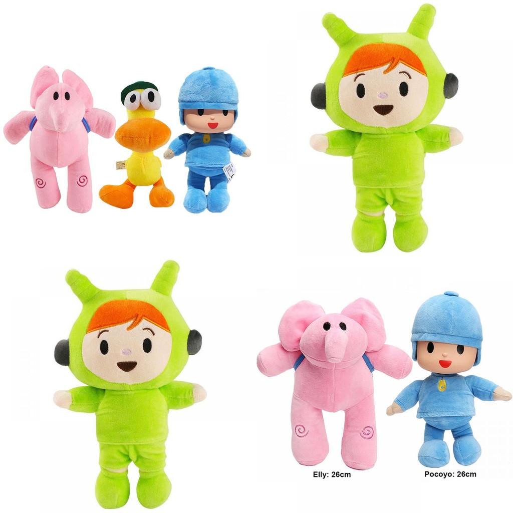 Adorable Pocoyo Elly Pato Loula Sleepy Bird Soft Plush Stuffed Figure Toy Doll Gift For Kids
