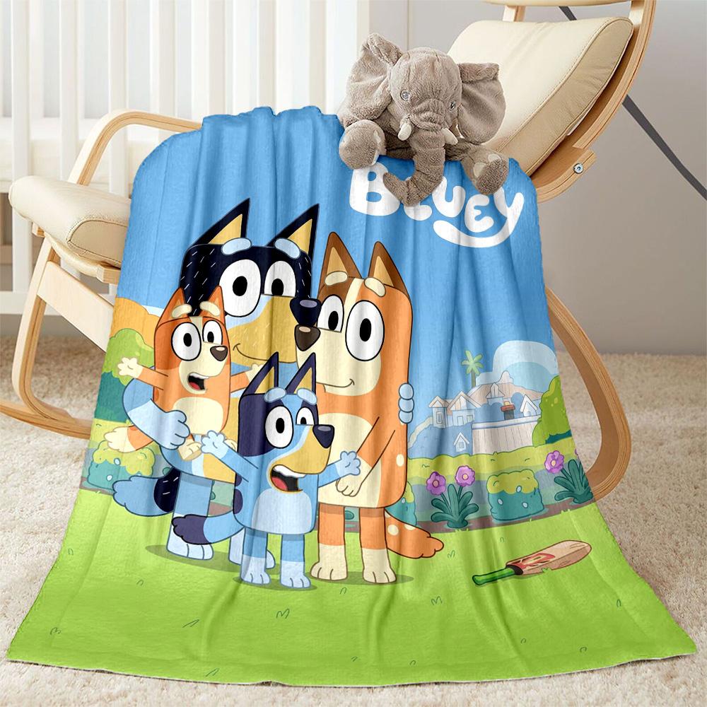 Bluey's Festive Friends Blanket Warmthful Decor Suitable for Sofa Chair Office Chair for All Occasions Modern Gift for Travel Home Birthdays