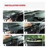 SHINEKA Center Console Phone Holder GPS Stand Support for Jeep Wrangler JK 2007 2008 2009 2010 2011-2017 Interior Accessories