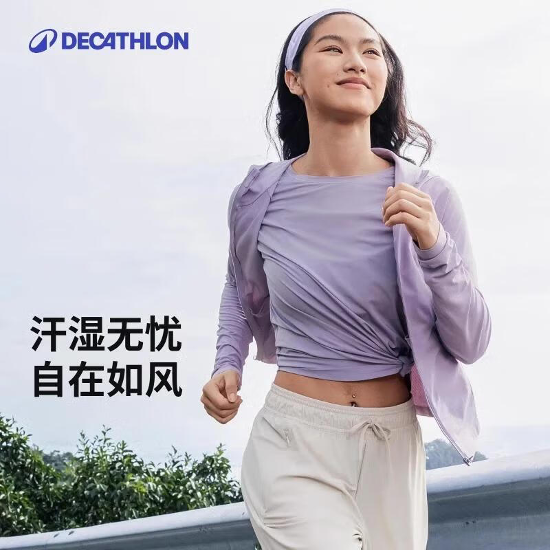 Женская дышащая куртка Decathlon с защитой от солнца UPF50+ S