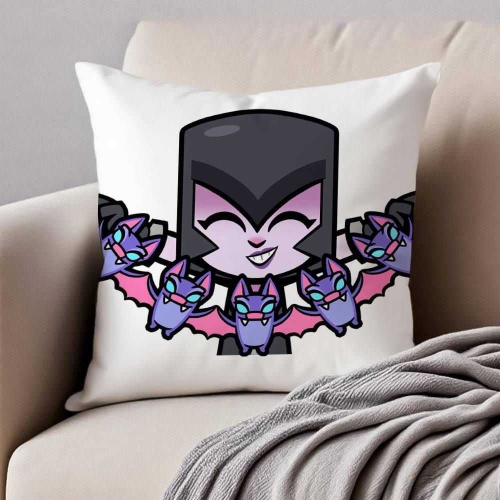 Anime C-Clash R-Royale Pillow Case Anti-dustmite Pillowcase Invisible Zipper Silky Short Plush Sofa Cushion Cover
