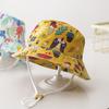 Children's Sun Protection Sun Hat Summer Baby Fisherman Hat Infant Hat Spring and Autumn Thin Bucket Hat for Boys and Girls Summer