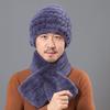 Fur hat medium old men autumn and winter thickened warm old man Rex rabbit hair hat dad cap winter