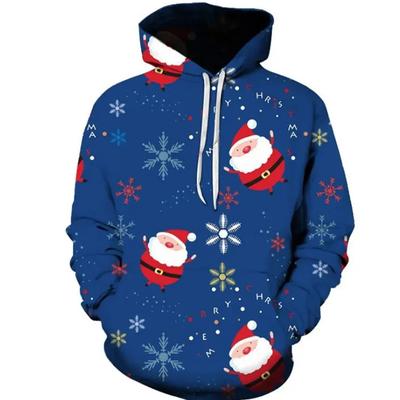 Sweatshirts Men Fashion Autumn And Winter Christmas Sweater 3D Print Oversized Hooded Unisex Man Woman Funny Harajuku Pullover