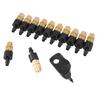 T02C!-12 Set Copper Adjustable Spray Nozzle Spray Atomization Copper Capillary Effect Take 47 Factory Adjustable Irrigation Drip