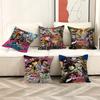 Anime JoJo Bizarre Adventure Maple Design Cushion Cover Happy Autumn Harvest Decor Holiday Decorati Pillow Cover
