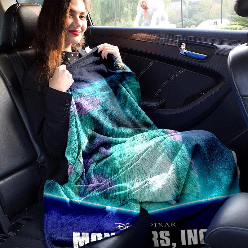 1 ks, Příšerky s.r.o.. Deka Sulley Měkká a útulná Domácí dekorace na pohovku, postel, na cesty, kempování