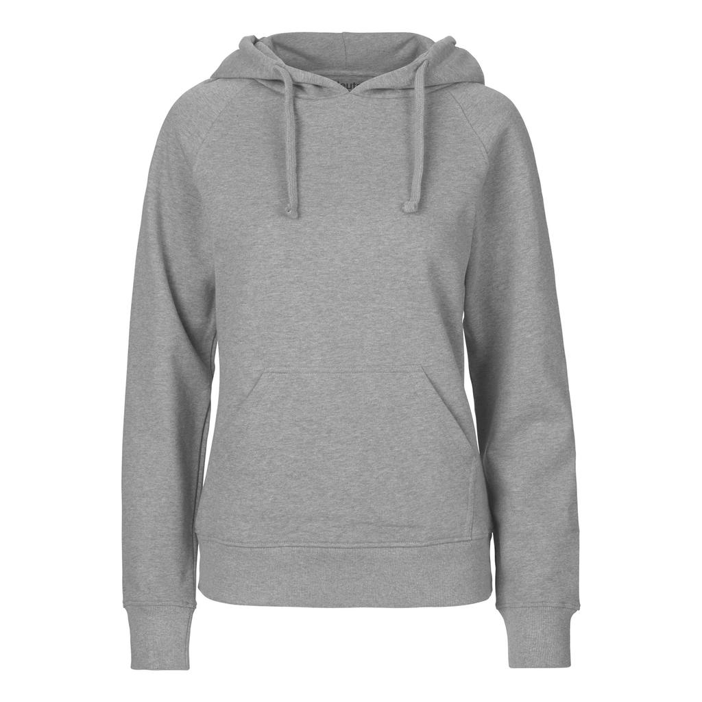 Neutraler Damen/Damen Einfarbiges Kapuzensweatshirt