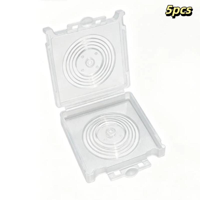 1/3/5pcs Watch Dial Storage Box Transparent Dust Proof Secure Snap Closure For Watch Repair DIY Hobbyists