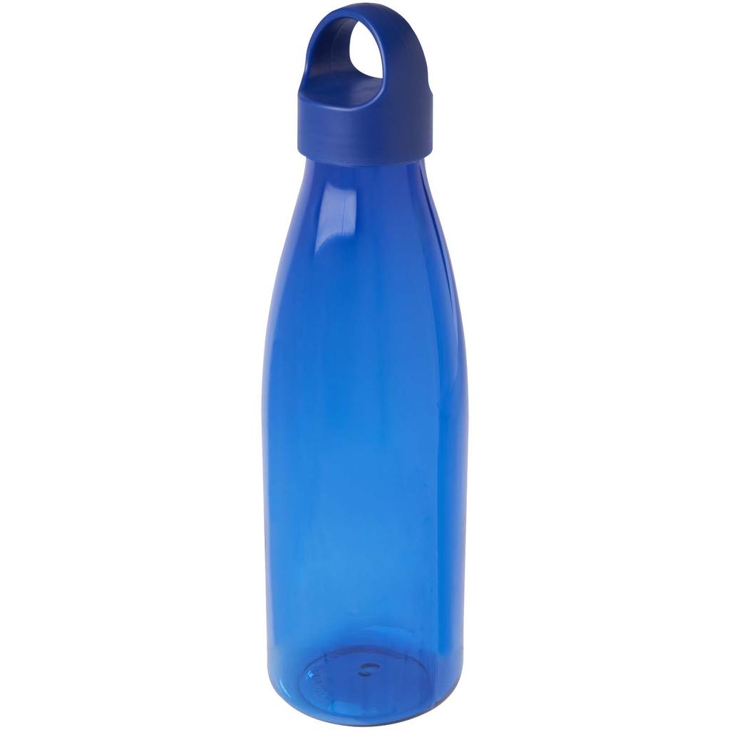 Recycled Plastic Water Bottle, 800 Ml "Bergen" Royal Blue