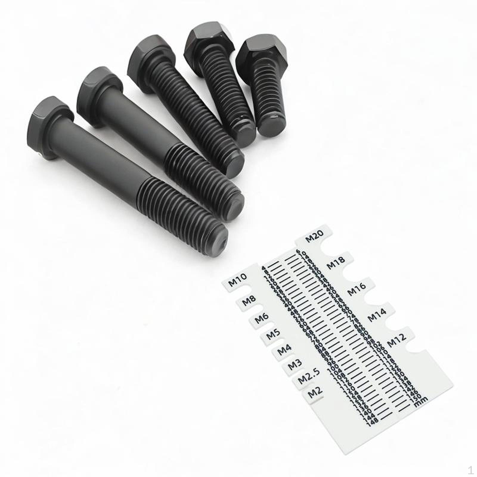 

Метрический инструмент для измерения длины и резьбы винтов для дома и гаража белый