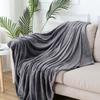 All-season Bedroom Throw Blanket Solid Color Flannel Soft and Comfortable Blanket Gift Air Conditioner Sofa Household Blanket