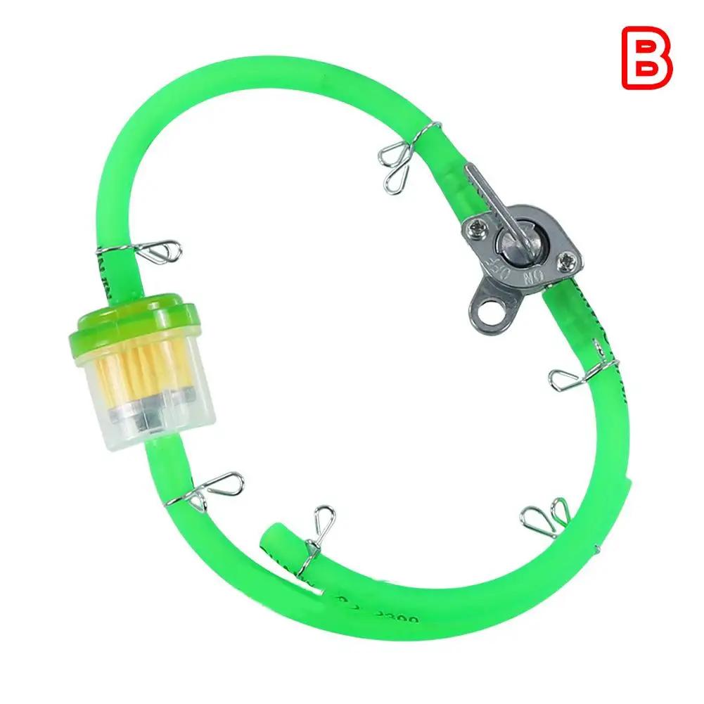 Motocicletă Motocicletă de Teren ATV Scuter Rezervor Combustibil Robinet + Furtun Combustibil Benzină Benzină Supape T Linie 6MM Filtru Combustibil Comutator+O Intern U0U7