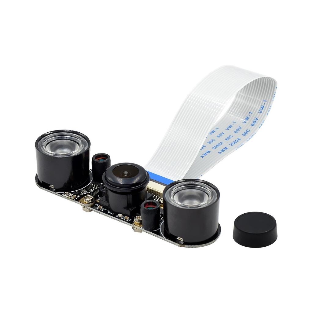 For Raspberry Pi 4 Night Vision Fisheye Camera 5MP OV5647 70/95/160 Degree Focal Adjustable Camera for Raspberry Pi 3 Model B