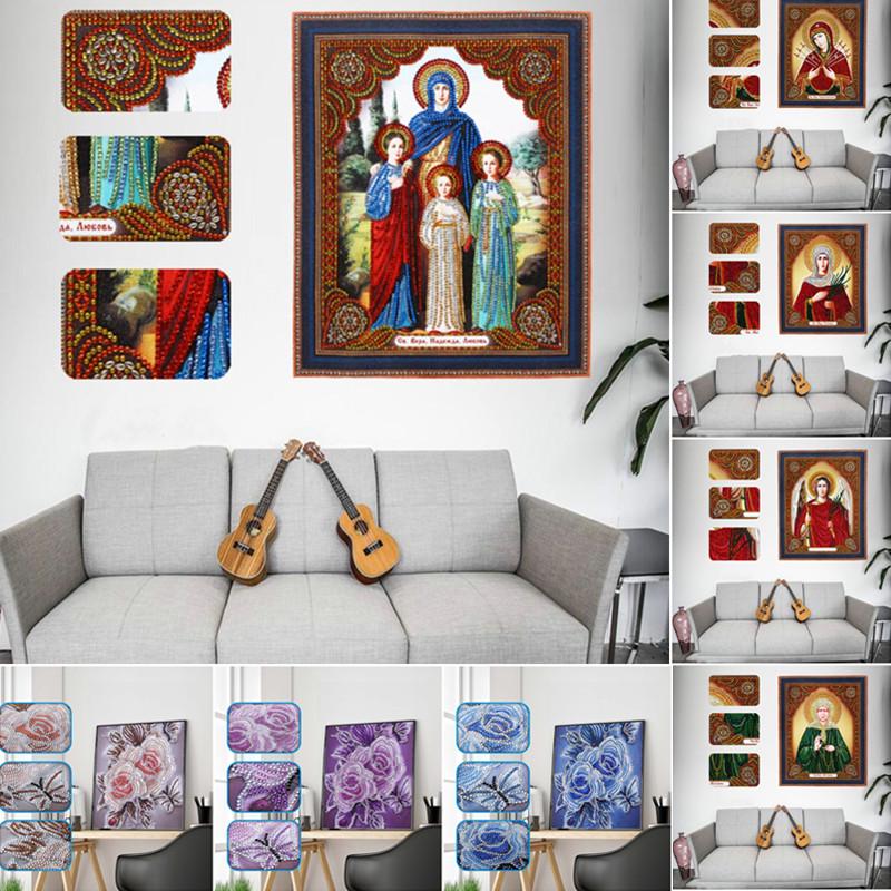 Buy Special Shaped DIY 5D Diamond Painting Partial Drill Cross Stitch ...