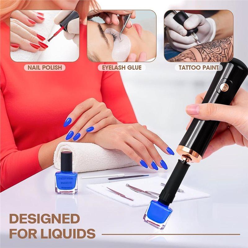 Fresh Nail Lacquer Shaker,Electric Glue Shaker For Eyelash Extensions Time Saving Device