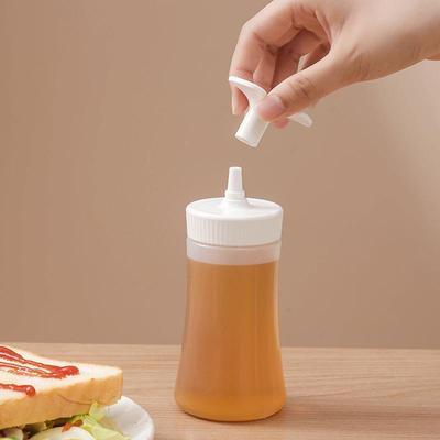 210/350 ml Gewürz-Quetschflasche, umkehrbare Behälter für Honig/Ketchup/Marmelade/Salat, Dressing-Spender, Lunchbox, Quetschgläser