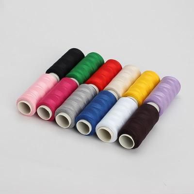 Sada 12 barev vyšívacích nití DIY Boutique Barevné polyesterové šicí nitě