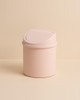 Mini Desktop Bin Small Trash Can Tube With Cover Bedroom Trash Can Garbage Can Clean Workspace Storage Box Home Desk