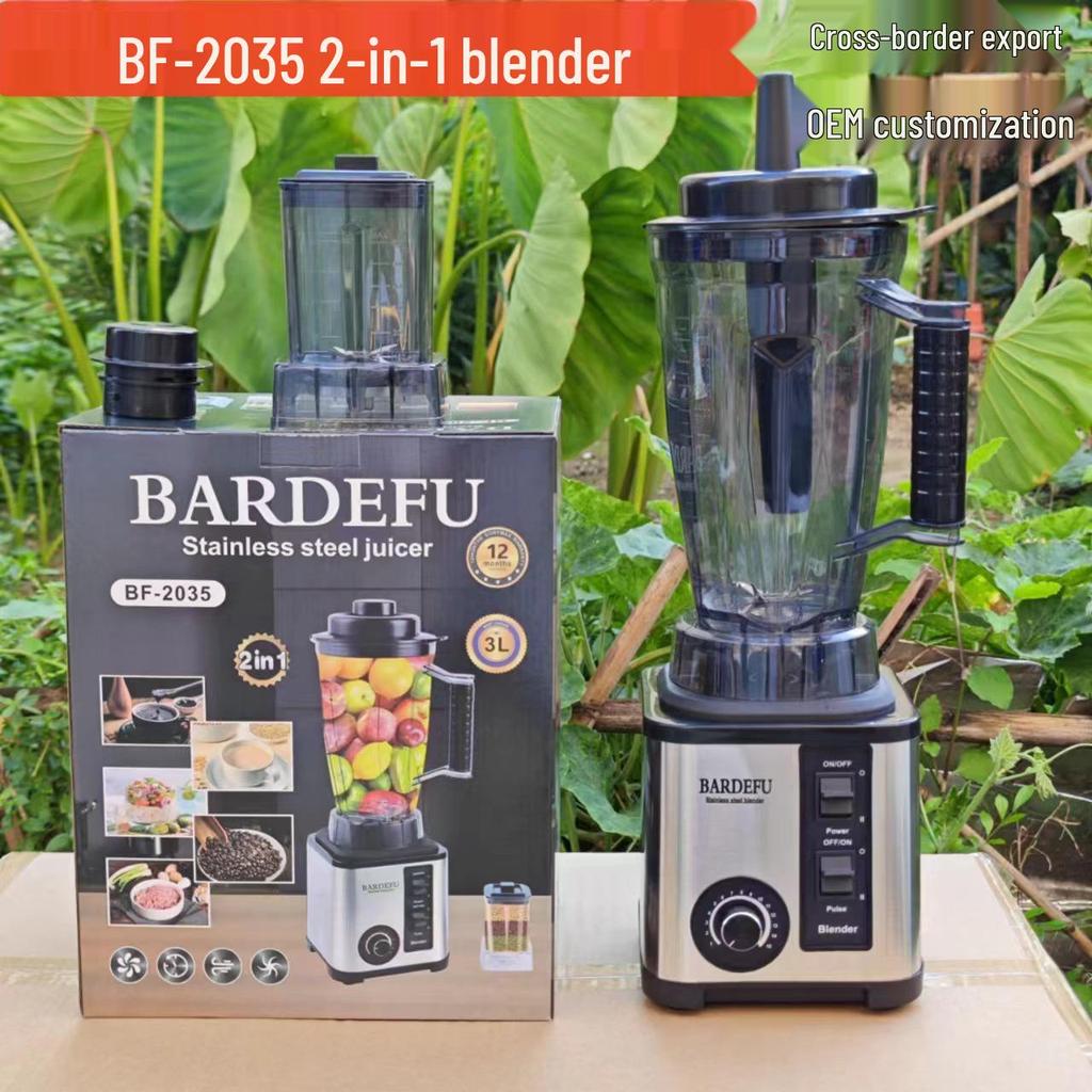 Grenzüberschreitender 4L 8-in-1 Hochleistungs-Edelstahl-Mixer: Mixer, Fleischwolf, Eiscrusher, Entsafter