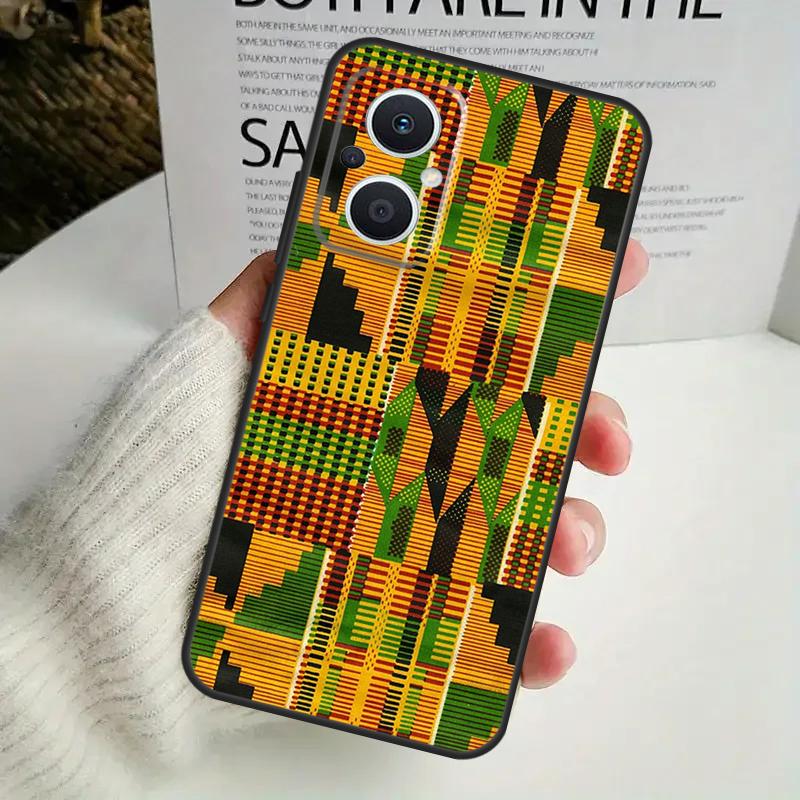 African Wax Print Design Case For OPPO Reno 13F 14F 12F 10 11 12 13 14 Pro 8T 7 8 Lite OPPO Find X6 X5 X8 X9 Pro Cover