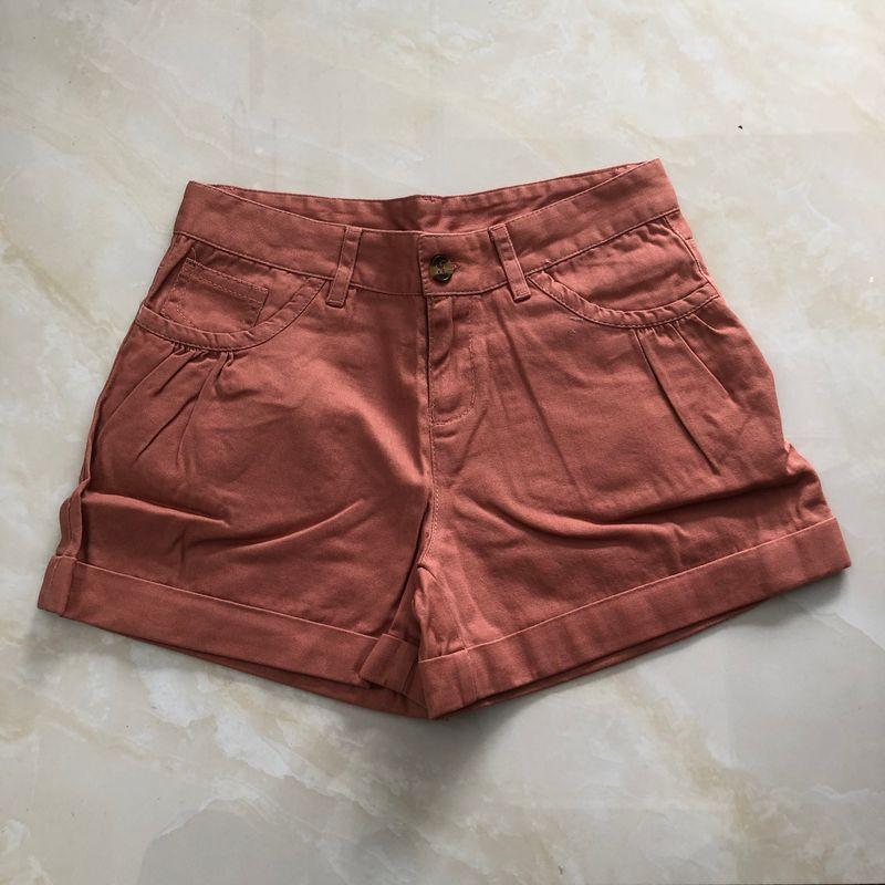

Women s Fashion Low Waist Zipper Wide Leg Casual Shorts Brick Red B- 21-20-1 S