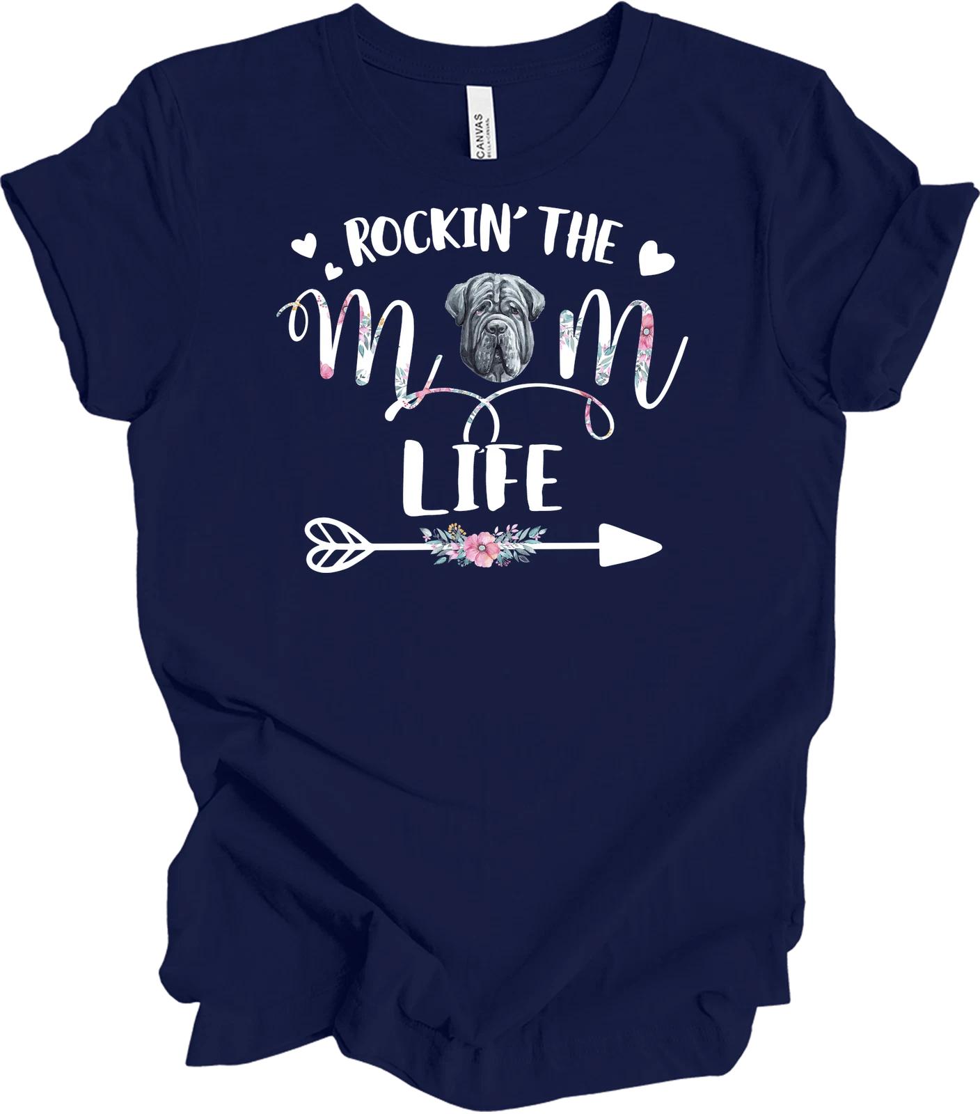 Rockin  the Mastiff Mom Life T shirt - Perfect for Dog Moms 2XL