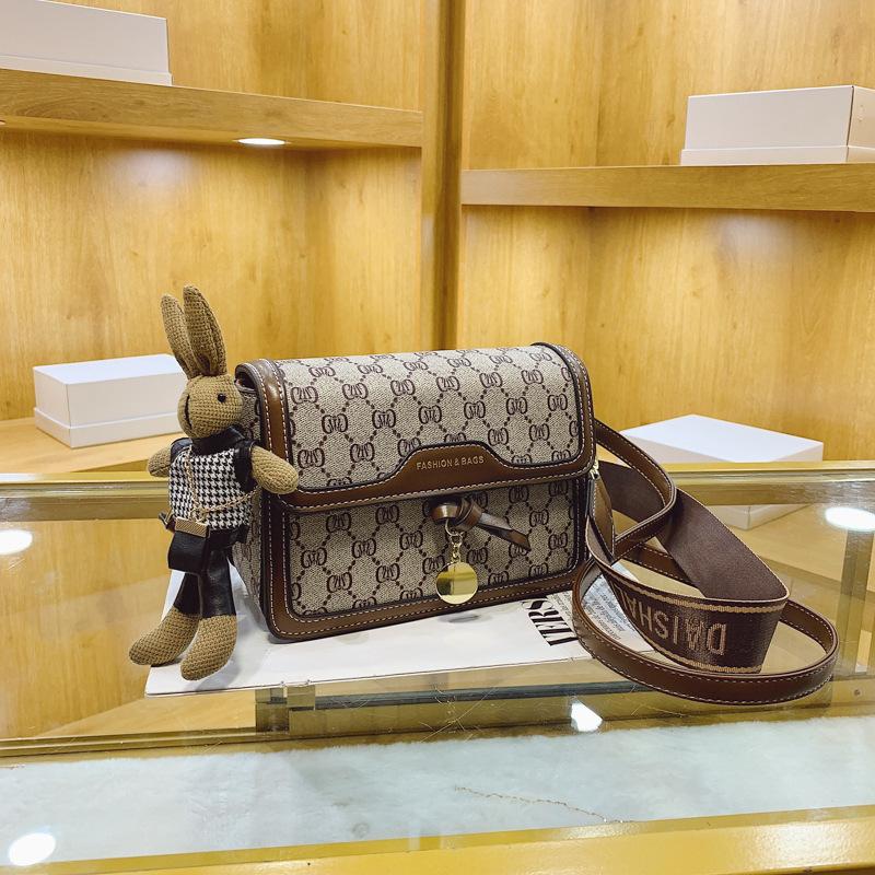 Bag New Fashion Oblique Span Bag Small Square Bag Trendy Premium Texture Niche Versatile Shoulder Bag Women's Bag