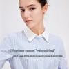 Navigare Italy Sailboat Women's Striped Long Sleeve Casual Shirt