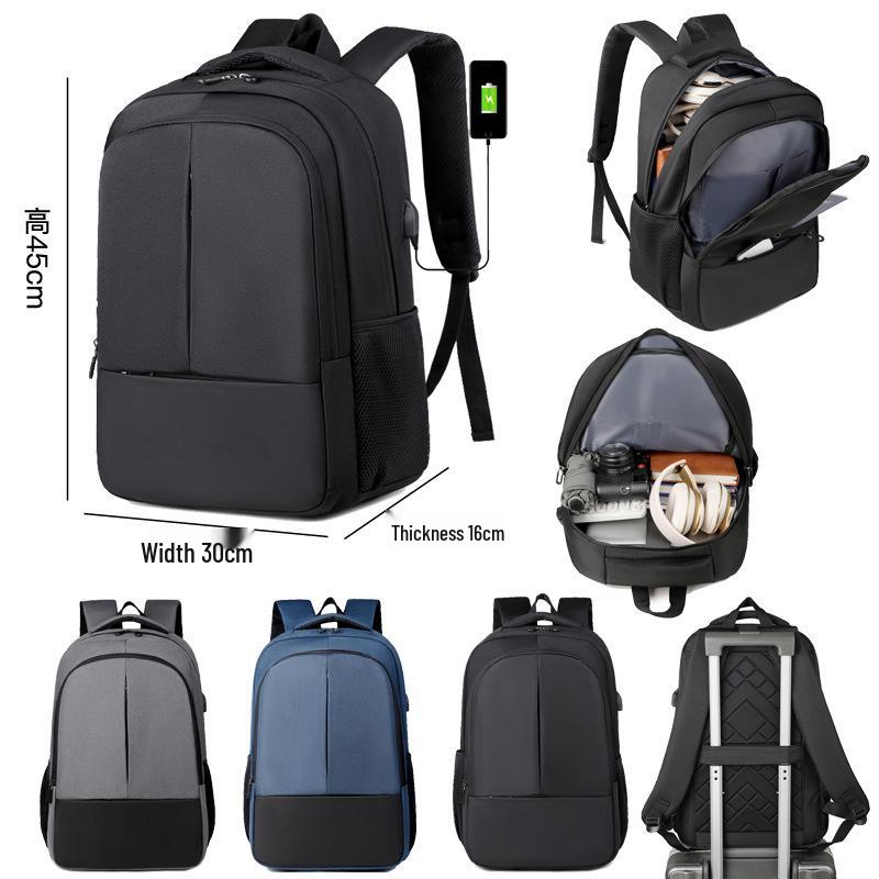 Men's Large Capacity Cross-Border Business Laptop Backpack for Travel and Commute