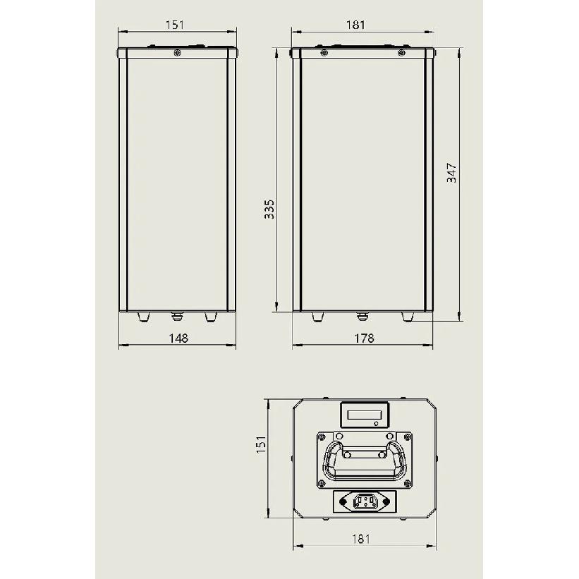 Electric Motorcycle Battery Box Battery Barrel Shell for Supersoco Tc Ts
