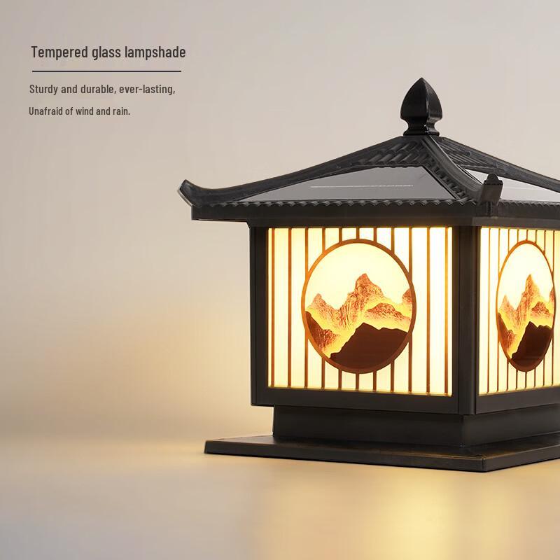 NuFeng Solar Post Cap Light