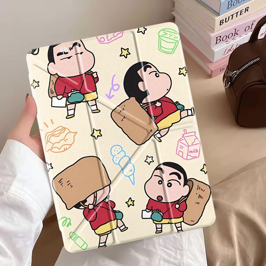 Tablet Case For iPad Air 4 5 M3 M2 1 2 M4 11inch Mini 6 7 Pro 11th 10th 9th 8th 7th 12.9inch Pro 2025 Holder Cover Cra-yons