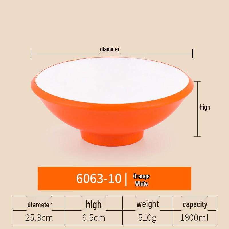 

Melamine Double-Ear Serving Bowl