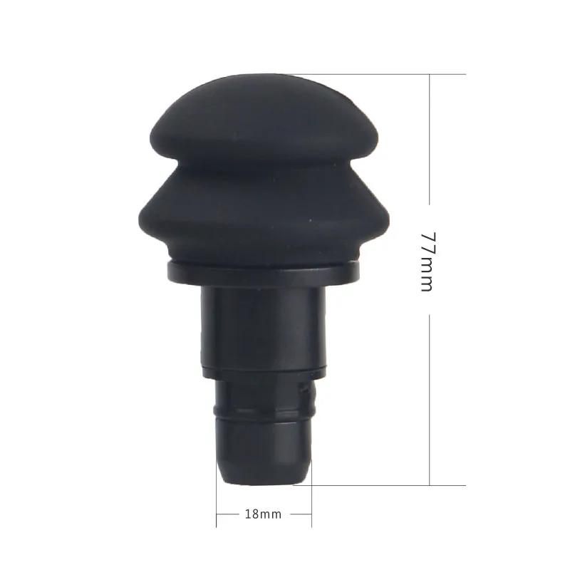 Universal Fascia Gun Massage Head Silicone Massage Gun Head Set Body Relaxation Fascia Massager Gun Replacement Silicone Head