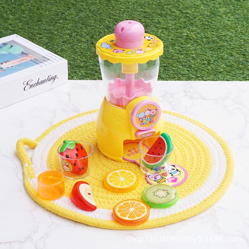 Fruit Blender Juicer Simulation Toy for Kids - Battery-Free Kitchen Play Appliance